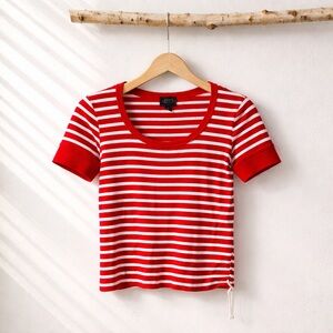 Chaps Classic Medium Striped Cotton Nautical Look Shirt